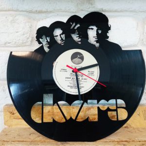 שעון תקליט מעוצב של להקת Doors