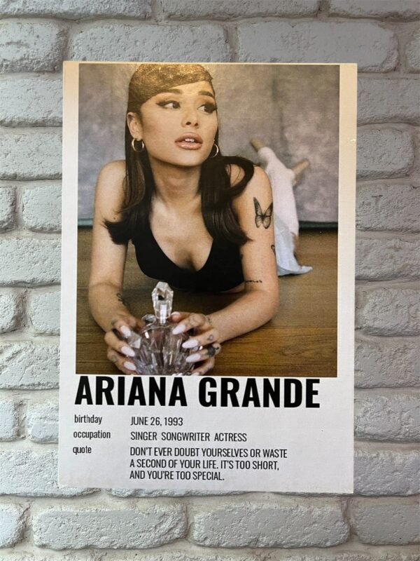 Cardboard Poster - Ariana Grande