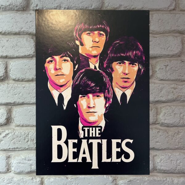 Cardboard Poster - The Beatles