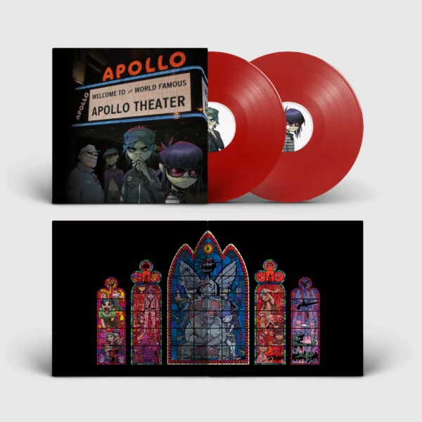 ⁦Gorillaz - Demon Days Live From the Apollo Theatre - [Red Vinyl, RSD 2025] 2LP⁩ – תמונה ⁦2⁩