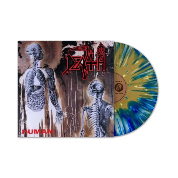 Death - Human (White / Blue / Gold Merge With Splatter Vinyl)