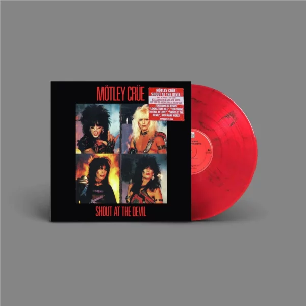 Motley Crue – Shout At The Devil (40th Anniversary) Red/Black Vinyl